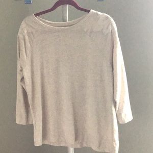 Top 3/4 length sleeves Loft size M